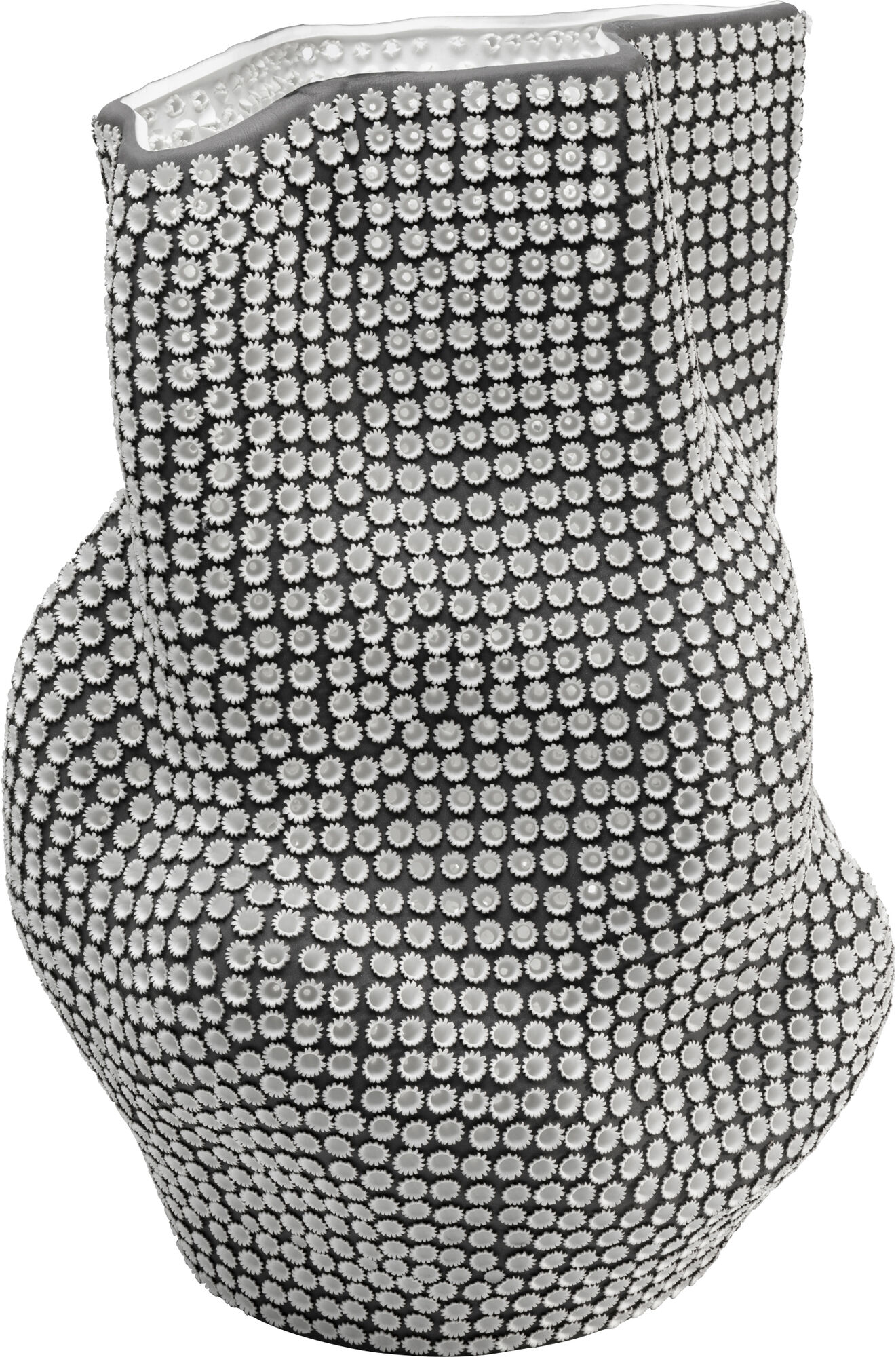 Wazon Anemone czarny 43cm – obraz-1