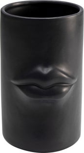 Wazon Labbra czarny 22cm – obraz-1