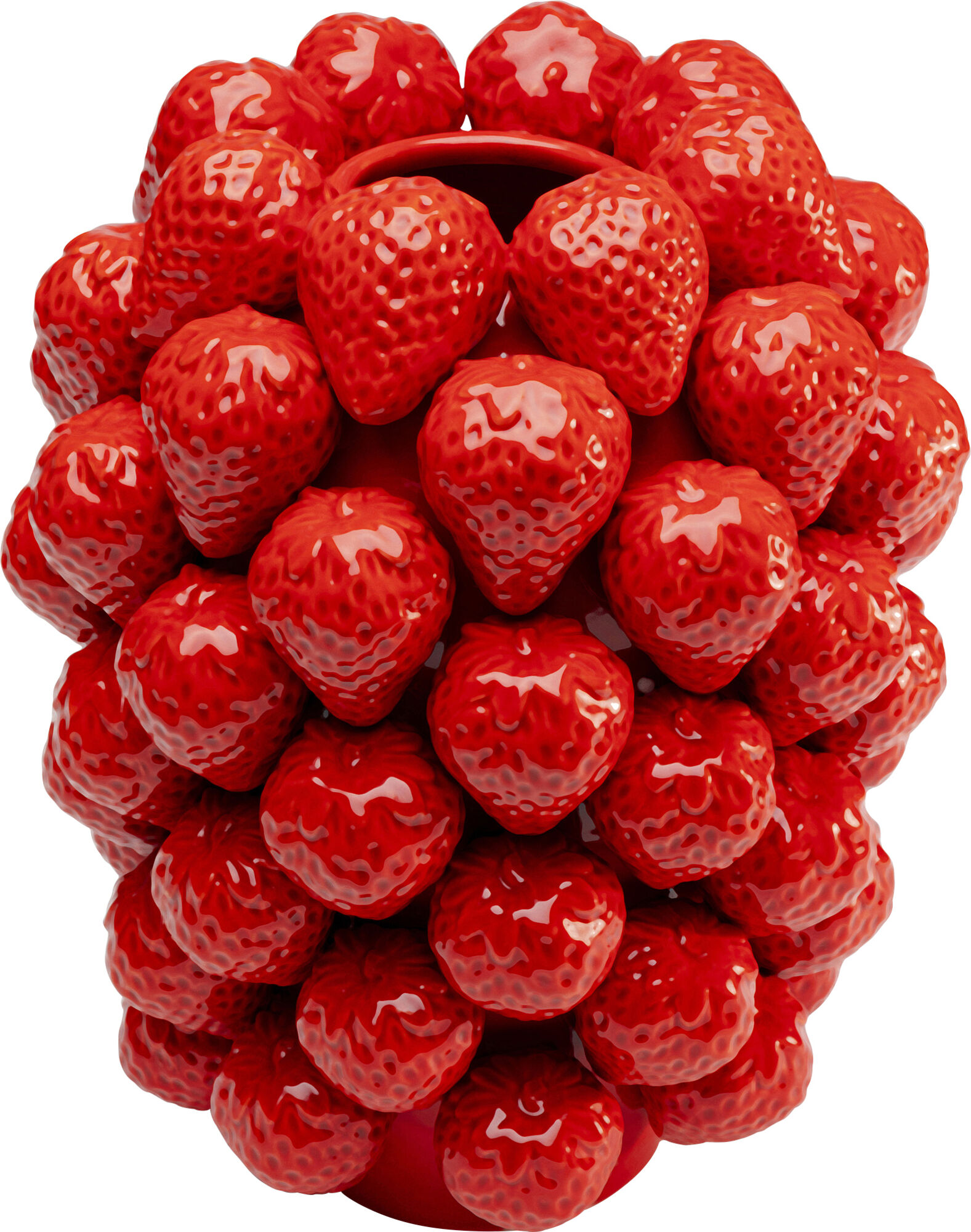 Wazon Strawberries czerwony 30cm – obraz-1
