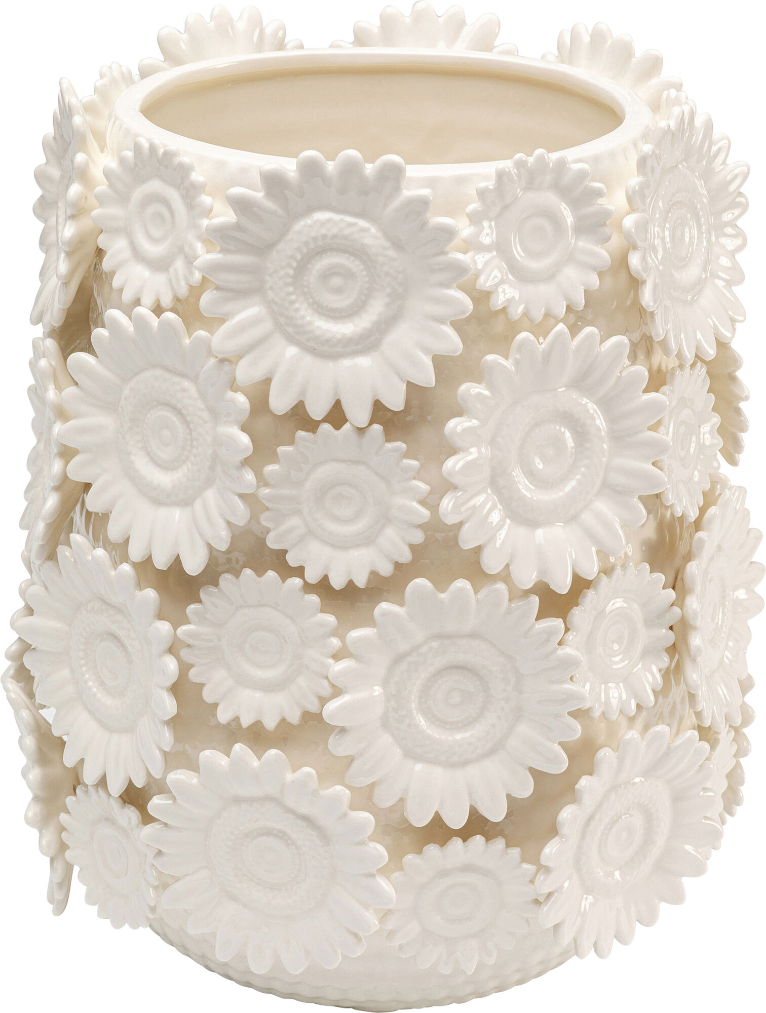 Wazon Sunflowers biały 30cm – obraz-1