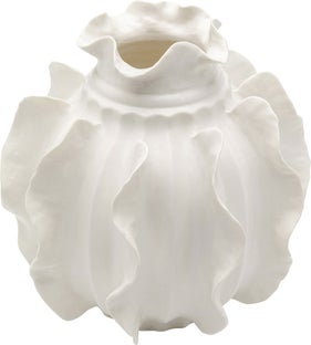 Wazon Viento biały 23cm – obraz-1