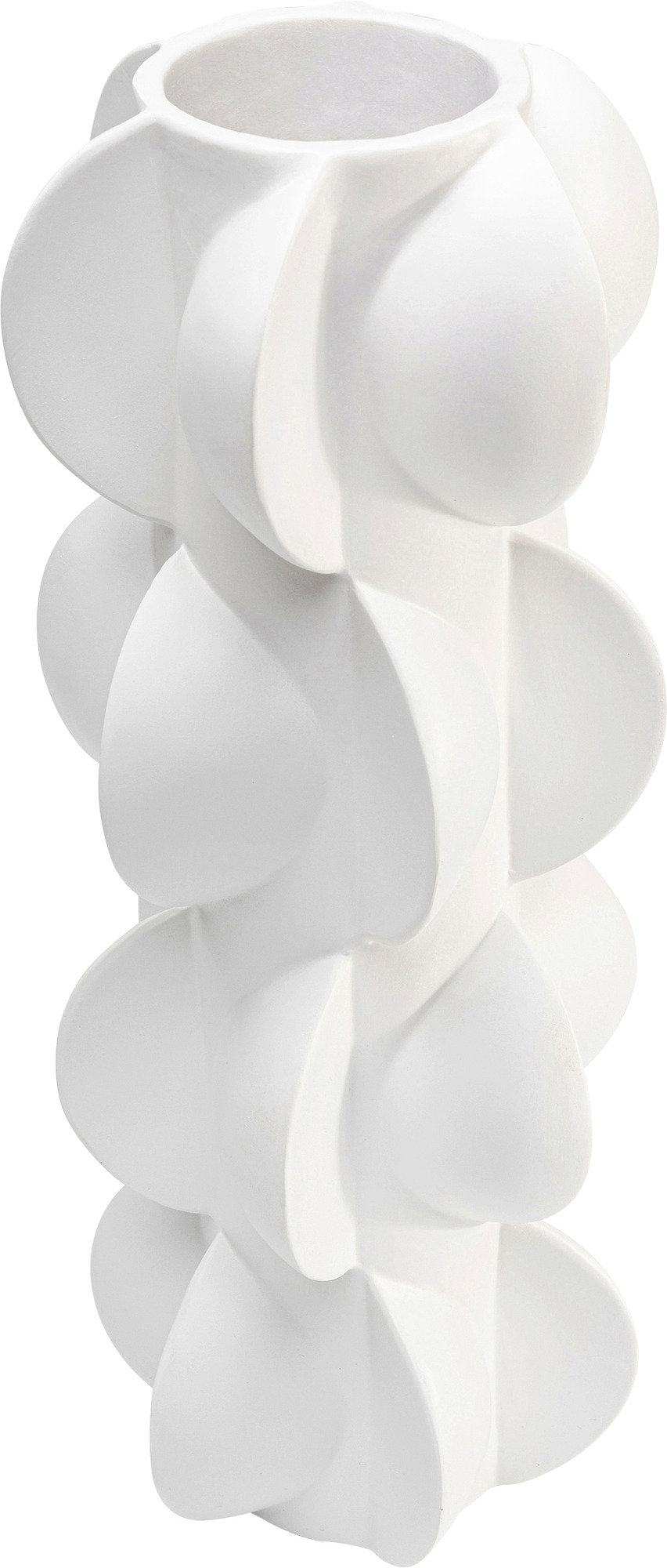 producto: Jarrón Viento blanco 35cm.