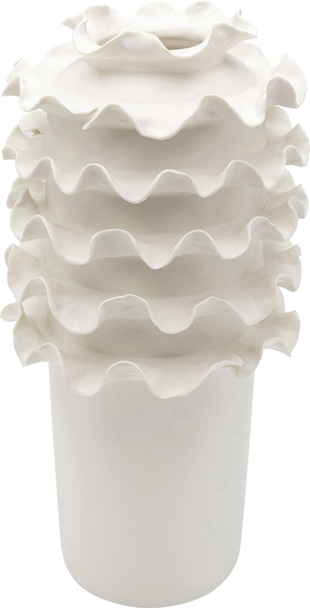 Wazon Viento biały 39cm – obraz-1