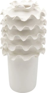 Wazon Viento biały 39cm – obraz-1