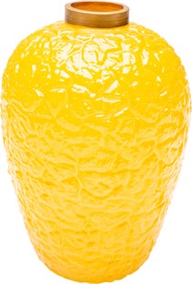 Vaza Wrinkle Yellow 20cm – slika-1.