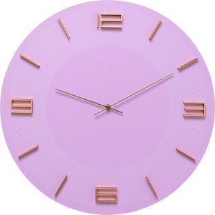 Zidni sat Leonardo Purple/Gold Ø49cm – slika-1.