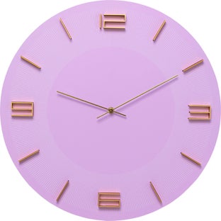 Zidni sat Leonardo Purple/Gold Ø49cm – slika-1.