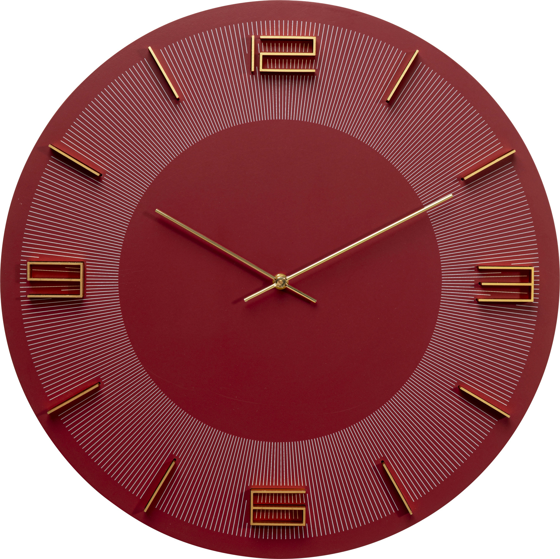 prekė: Laikrodis Leonardo Red/Gold Ø49cm.