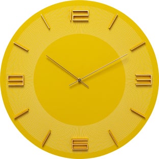 Zidni sat Leonardo Yellow/Gold Ø49cm – slika-1.