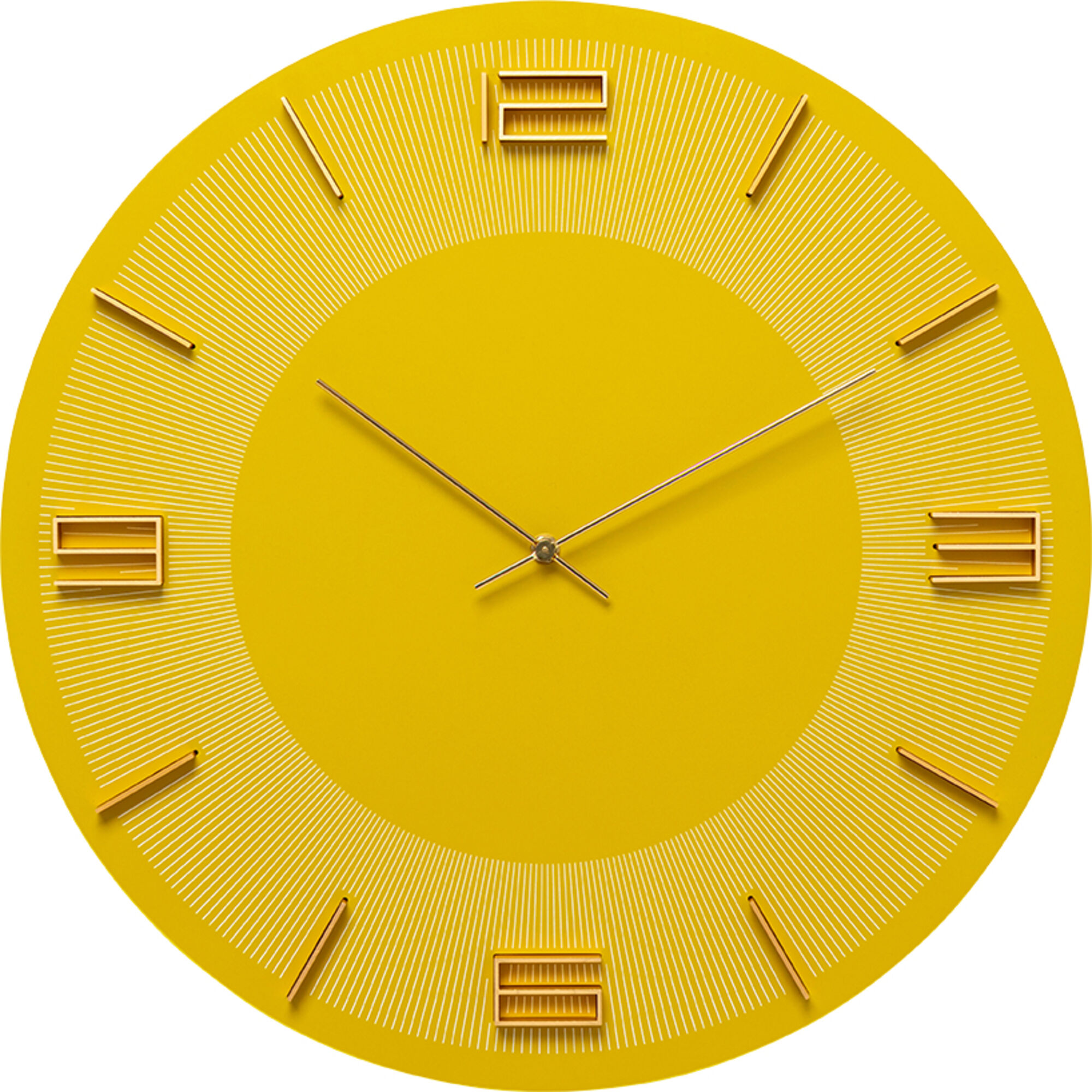 Zidni sat Leonardo Yellow/Gold Ø49cm – slika-1.