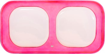 Dizainerio Karim Rashid sieninis šviestuvas Cloud Beam Pink 202cm – paveikslėlis-1.