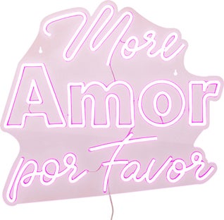 Sieninė lempa More Amor Por Favor 46cm – paveikslėlis-1.