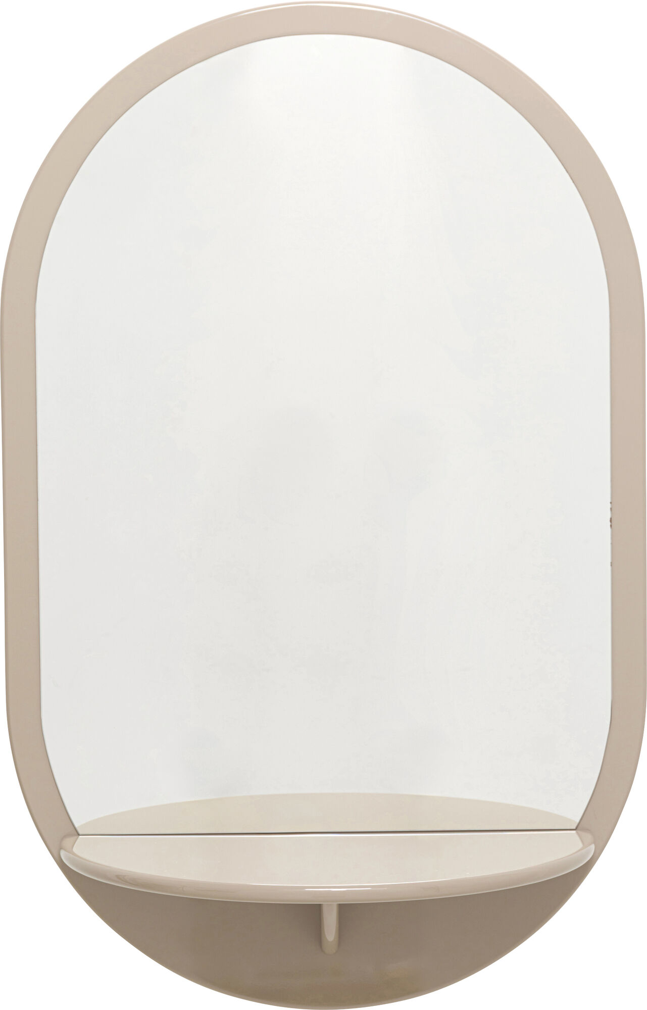 Sieninis veidrodis Groove Taupe 70x110cm – paveikslėlis-1.