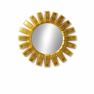 Zidno ogledalo Gold Bar Ø89cm – slika-1.