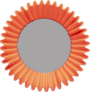 Lustro Ścienne Hermosa Pomarańczowe Ø32cm – obraz-1