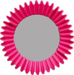 Lustro Ścienne Hermosa Różowe Ø38cm – obraz-1