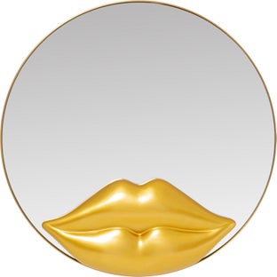 Pakabinamas veidrodis Lips Ø100cm – paveikslėlis-1.