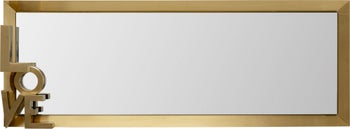 Lustro Ścienne Love Letters 3D 110x40cm – obraz-1