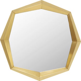 Lustro ścienne Octagon złote 80x80cm – obraz-1