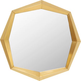 Pakabinamas veidrodis Octagon Gold 80x80cm – paveikslėlis-1.