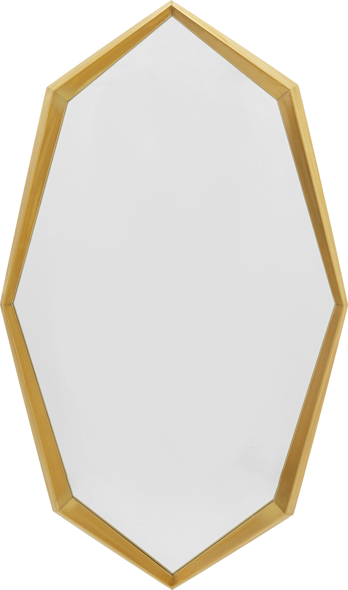 Lustro Ścienne Octagon Złote 90x150cm – obraz-1