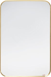 Lustro ścienne Prezzo brązowe 80x120cm – obraz-1