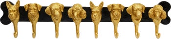 Cuier Dog Family Auriu 69 cm – imagine-1.