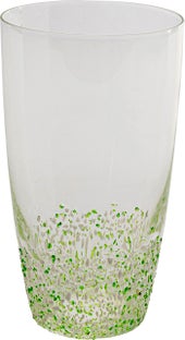 Tumblerglas Confetti Green 15 cm – billede-1.