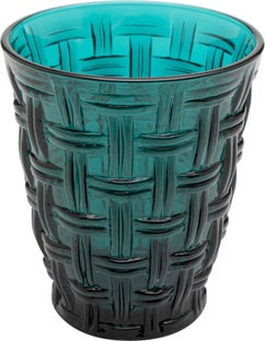 Szklanka Tissue niebieskozielona 10cm – obraz-1