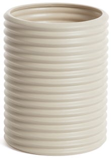 Wazon ceramiczny biały 25 cm – obraz-1