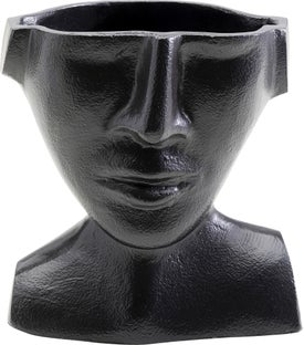 Vaza Rostro Black 17cm – paveikslėlis-1.