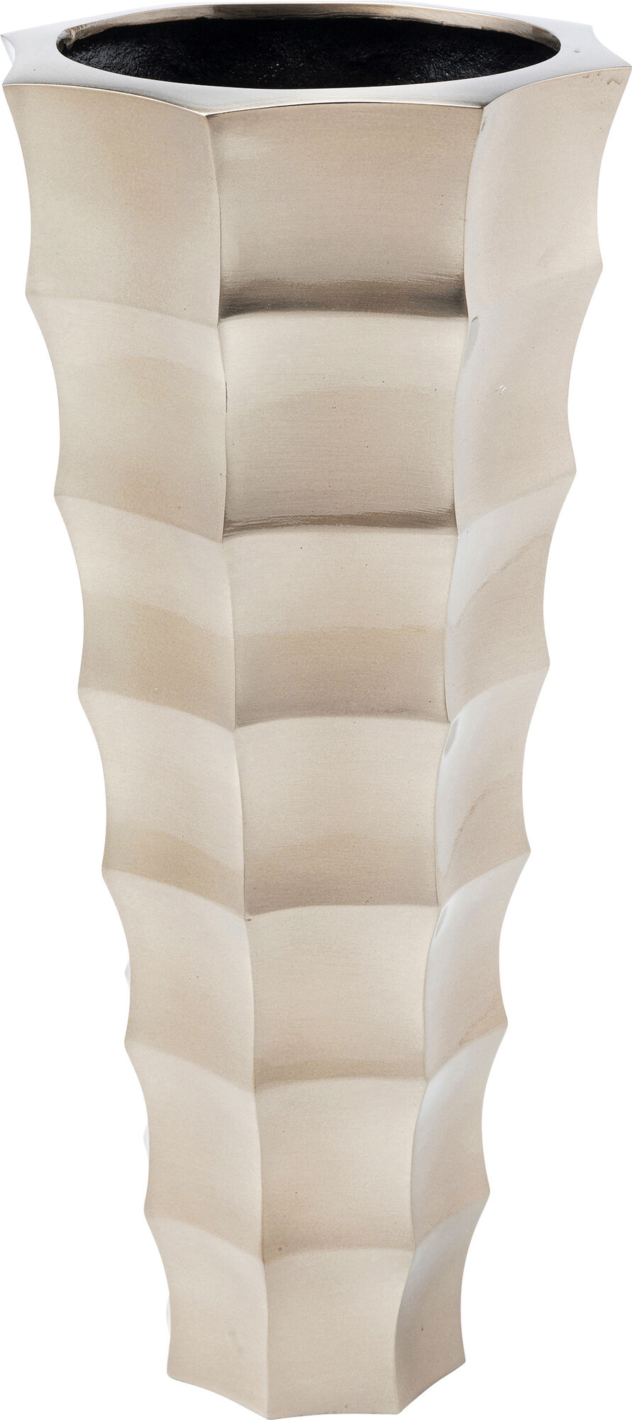 Wazon aluminiowy lakierowany szampański 20x45 cm – grafika-1.