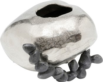Vaza din aluminiu Art Stones 31x28 cm aurie – imagine-1.