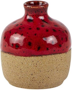 Wazon Barrow Ø7x8cm czerwony – obraz-1