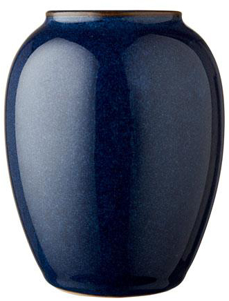Wazon niebieski kamionka 13 cm – obraz-1