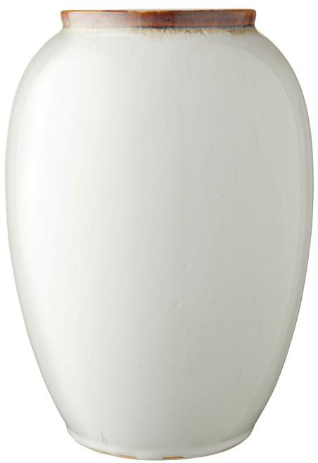 Wazon Bitz Ø16x25 cm kremowy – obraz-1