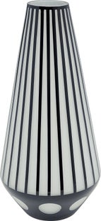 Wazon wysoki czarno-biały 44 cm – obraz-1