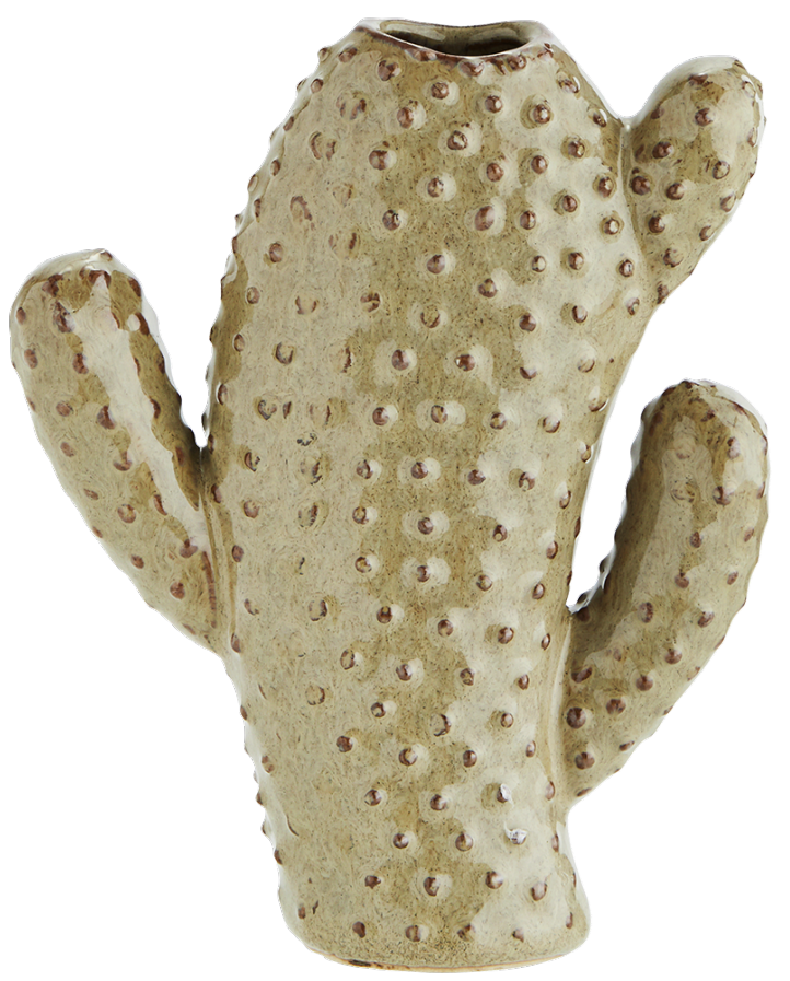 Wazon Cactus 13x15 cm beżowy – obraz-1