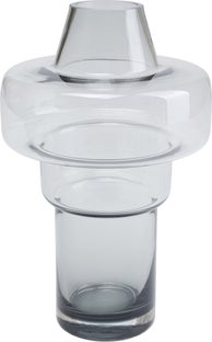 Wazon dekoracyjny transparentny Ø15x24 cm – obraz-1