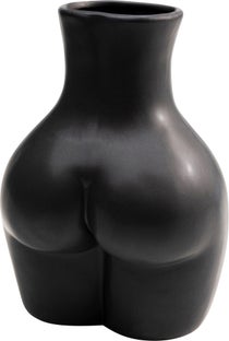 Donna vase i sort, 22cm – billede-1.