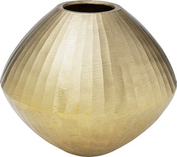 Vasija deco Sacramento Carving latón 30cm – Imagen-1.