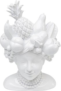 Vasija deco Fruity blanco 37cm – Imagen-1.