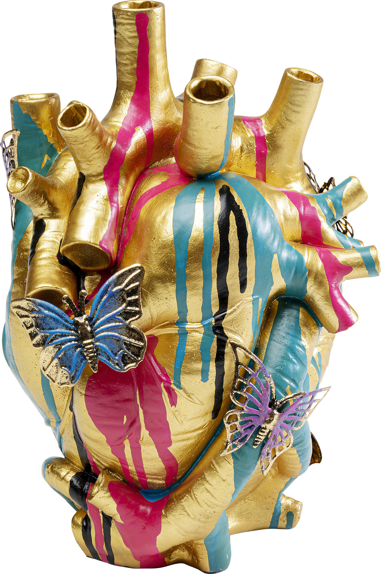 Vase Butterflies Hjerte 25cm – bilde-1.