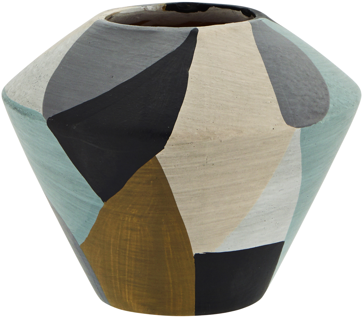 Wazon dekoracyjny Osmond Ø15x13 cm kolorowy – obraz-1