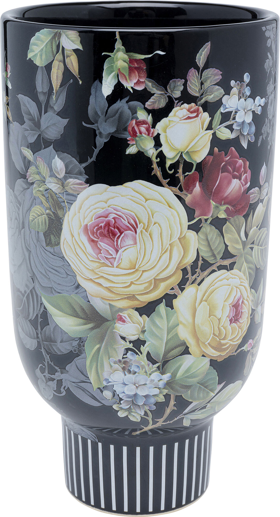 Vasija deco Rose Magic negro 27cm – Imagen-1.