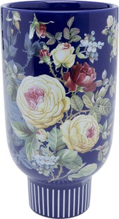 Vasija deco Rose Magic azul 27cm – Imagen-1.