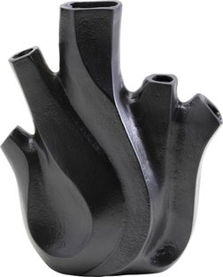 Jarrón Flame negro 25cm – Imagen-1.