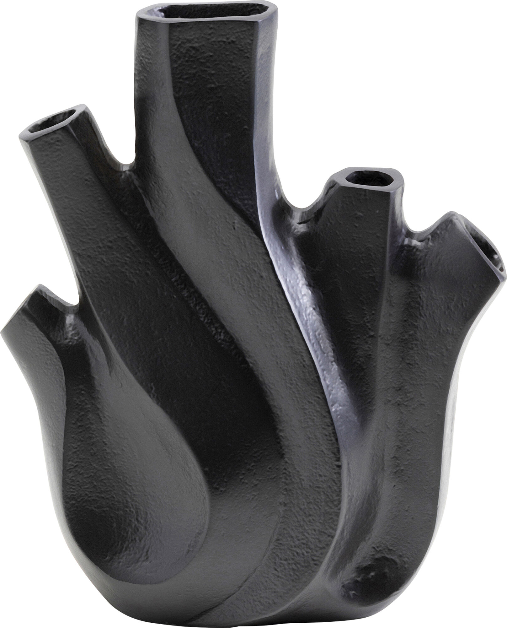 Jarrón Flame negro 25cm – Imagen-1.