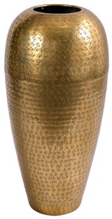 Wazon do salonu metalowo-aluminiowy złoty stylowy 25 cm 50 cm – grafika-1.