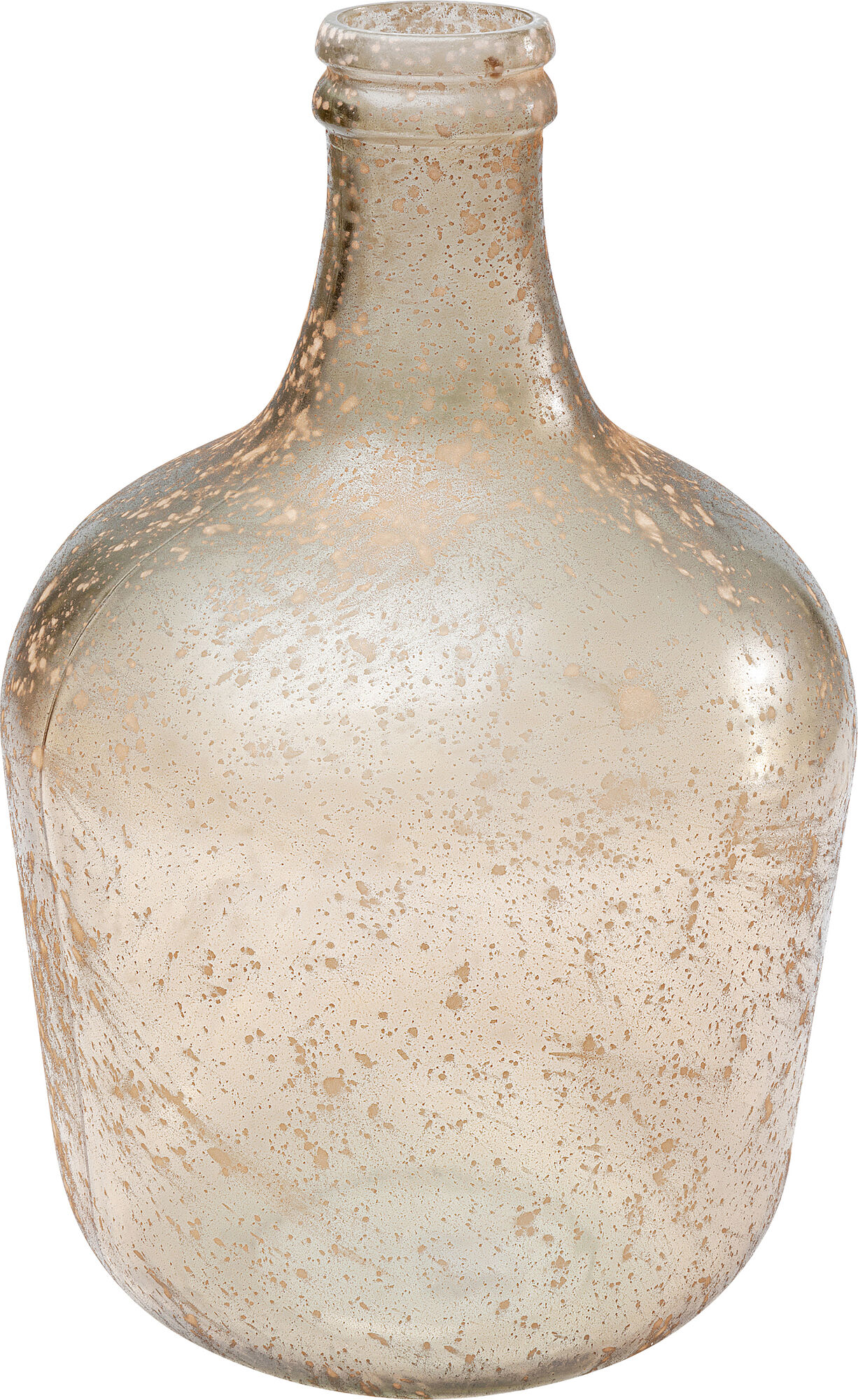 Wazon do salonu szklany Ø27x42 cm butla – obraz-1